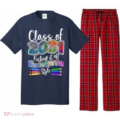 Class Of 2031 Kicking It Off Kindergarten Style Pajama Set