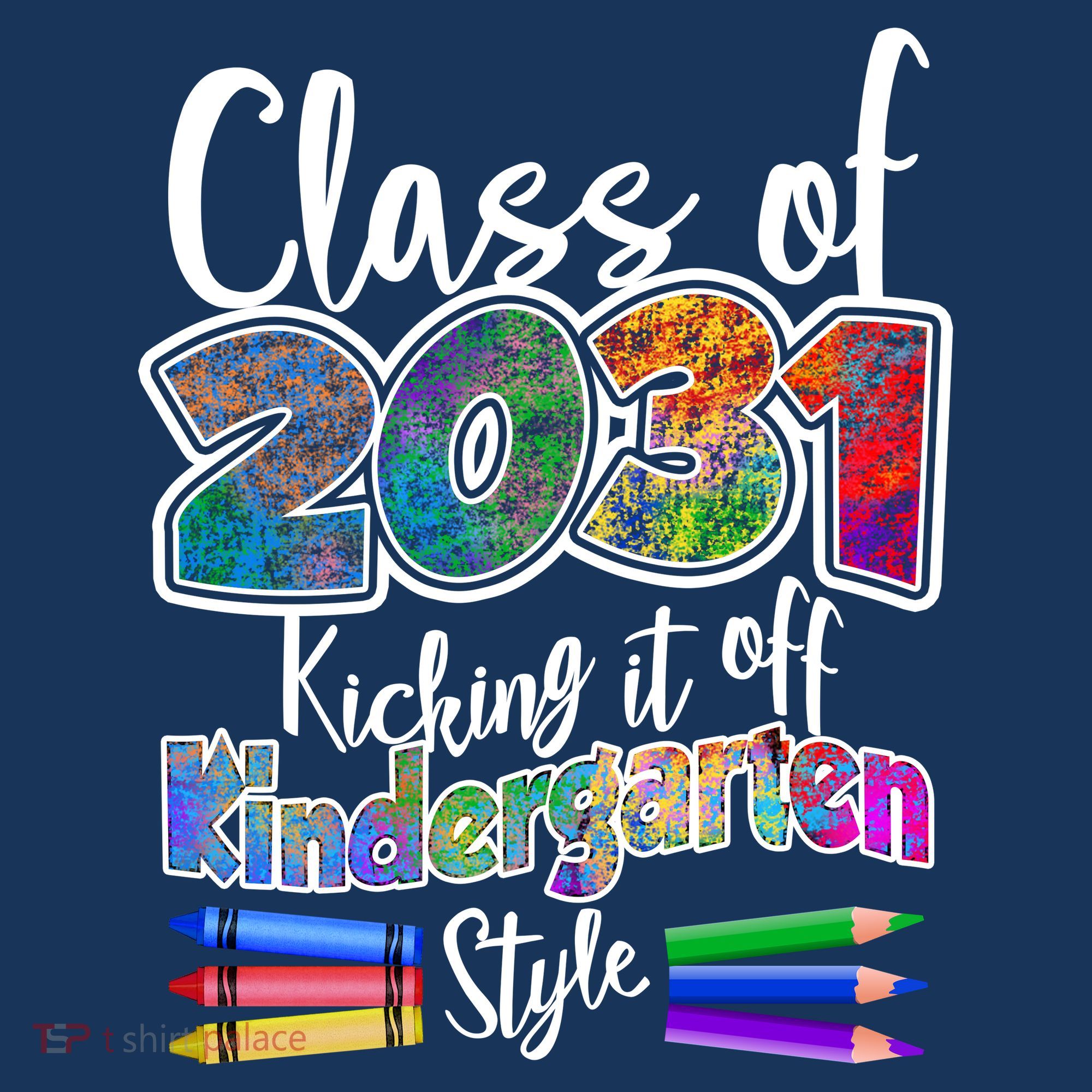Class Of 2031 Kicking It Off Kindergarten Style Mousepad
