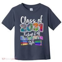 Class Of 2031 Kicking It Off Kindergarten Style Toddler T-Shirt thumb 0