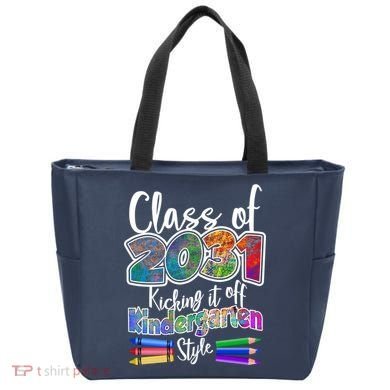 Class Of 2031 Kicking It Off Kindergarten Style Tote Bag