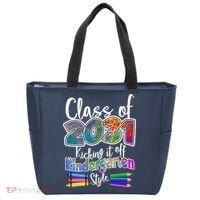 Class Of 2031 Kicking It Off Kindergarten Style Tote Bag thumb 0