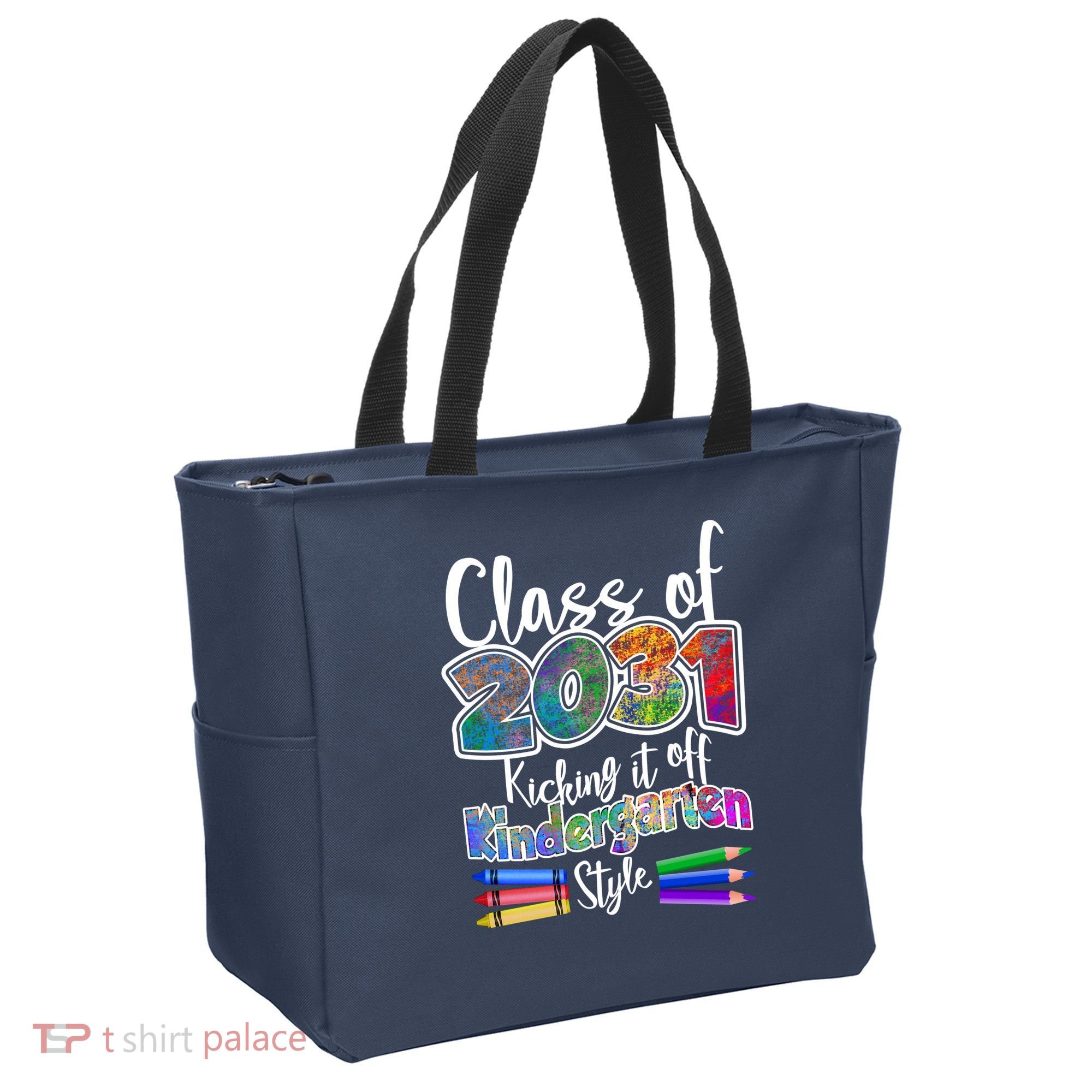 Class Of 2031 Kicking It Off Kindergarten Style Tote Bag