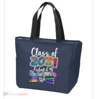 Class Of 2031 Kicking It Off Kindergarten Style Tote Bag thumb 3