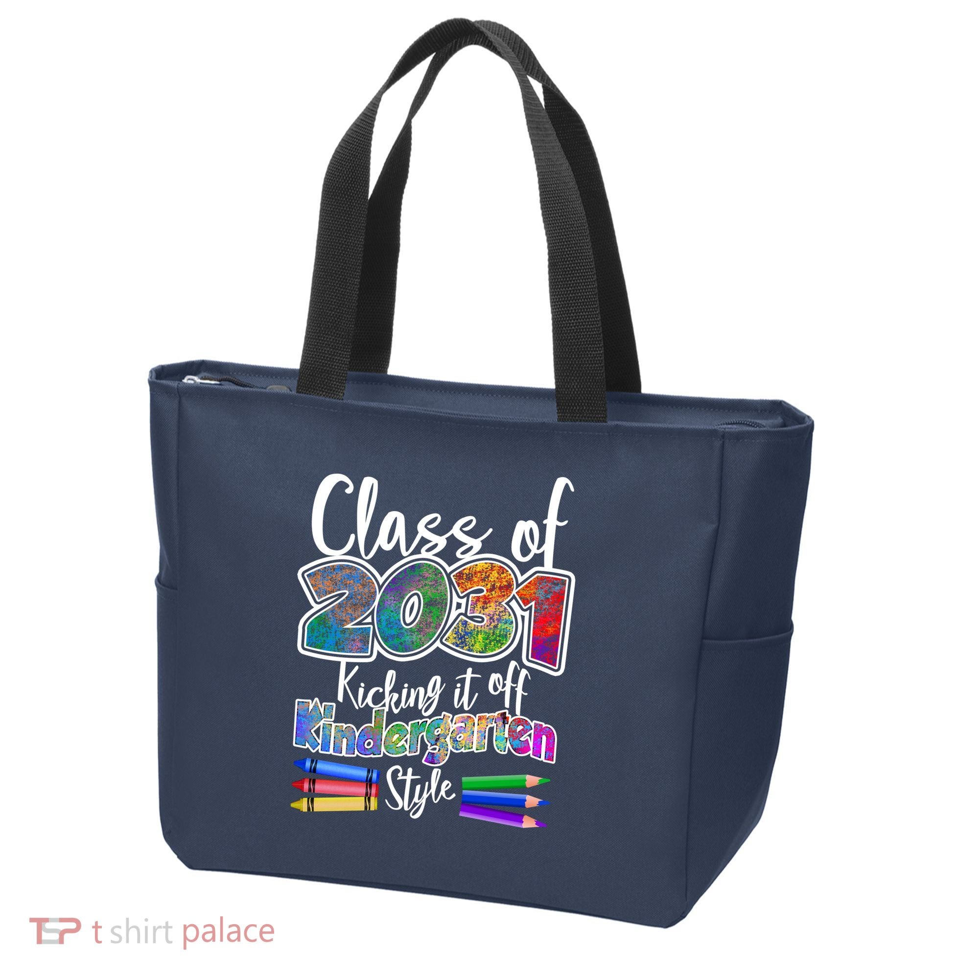 Class Of 2031 Kicking It Off Kindergarten Style Tote Bag