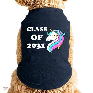 Class Of 2031 Unicorn Doggie Tank