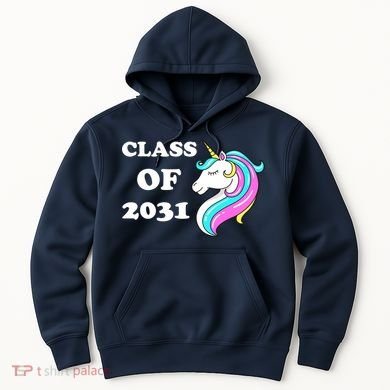 Class Of 2031 Unicorn Hoodie