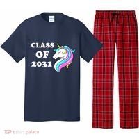 Class Of 2031 Unicorn Pajama Set thumb 0