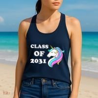 Class Of 2031 Unicorn Women's Tank Top thumb 2