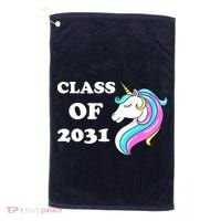 Class Of 2031 Unicorn Golf Towel thumb 0