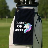 Class Of 2031 Unicorn Golf Towel thumb 2