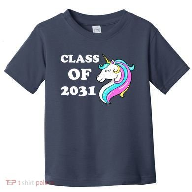 Class Of 2031 Unicorn Toddler T-Shirt
