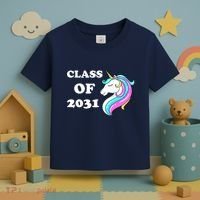 Class Of 2031 Unicorn Toddler T-Shirt thumb 3