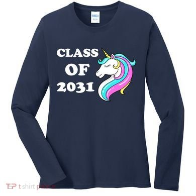 Class Of 2031 Unicorn Women's Long Sleeve Shirt