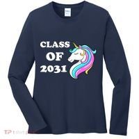 Class Of 2031 Unicorn Women's Long Sleeve Shirt thumb 0