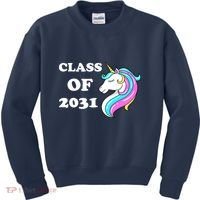 Class Of 2031 Unicorn Kids Sweatshirt thumb 0