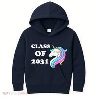 Class Of 2031 Unicorn Kids Hoodie thumb 0