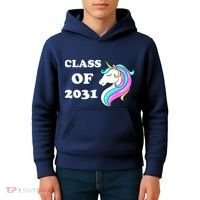 Class Of 2031 Unicorn Kids Hoodie thumb 4