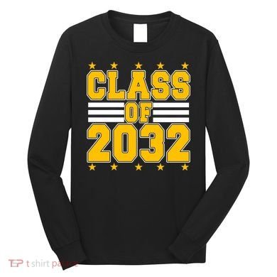 Class Of 2032 First Day Of Kindergarten Long Sleeve Shirt