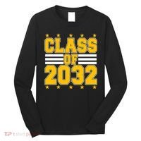 Class Of 2032 First Day Of Kindergarten Long Sleeve Shirt thumb 0