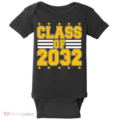 Class Of 2032 First Day Of Kindergarten Baby Bodysuit