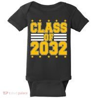 Class Of 2032 First Day Of Kindergarten Baby Bodysuit thumb 0