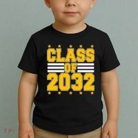Class Of 2032 First Day Of Kindergarten Toddler T-Shirt thumb 2