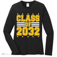 Class Of 2032 First Day Of Kindergarten Women's Long Sleeve Shirt thumb 0