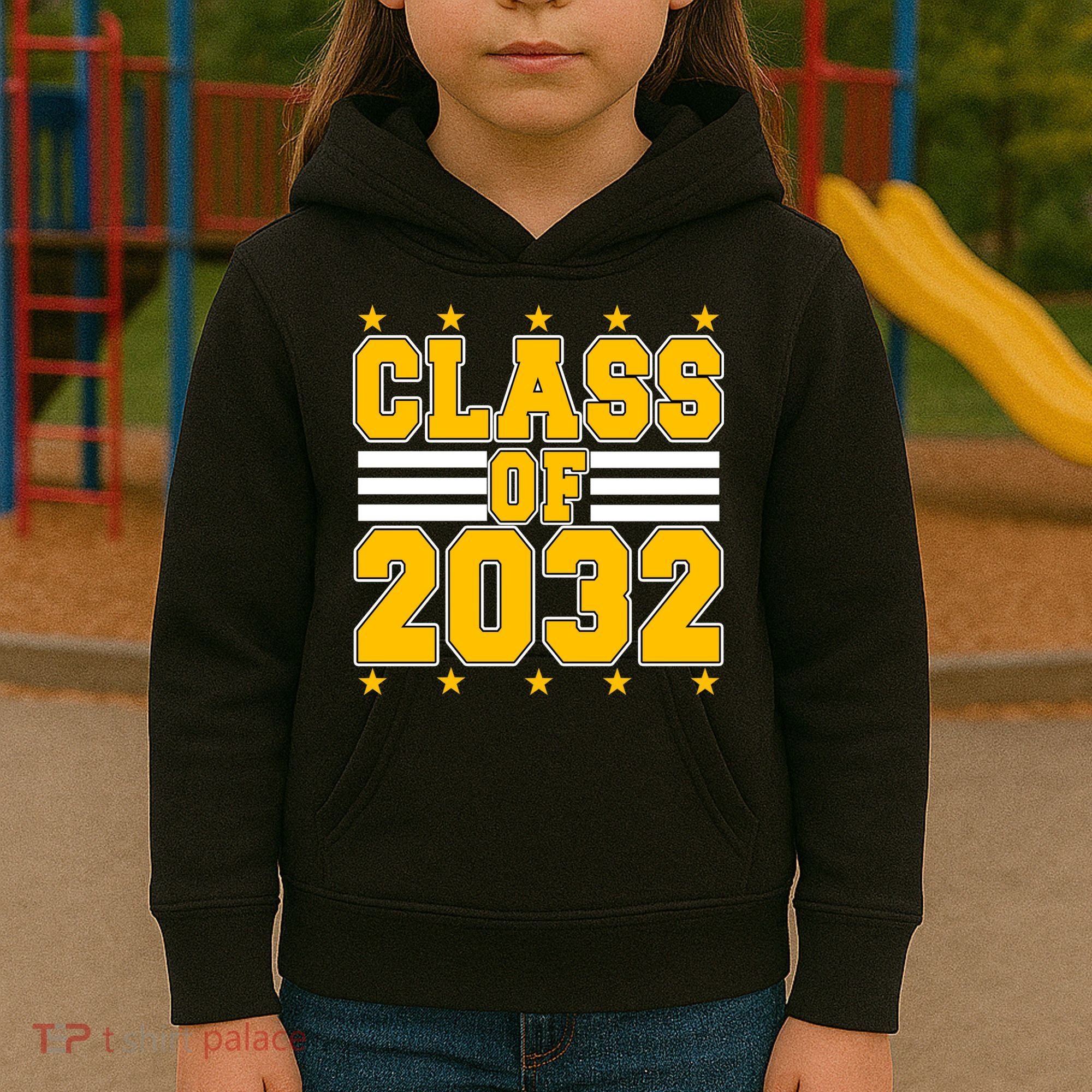 Class Of 2032 First Day Of Kindergarten Kids Hoodie