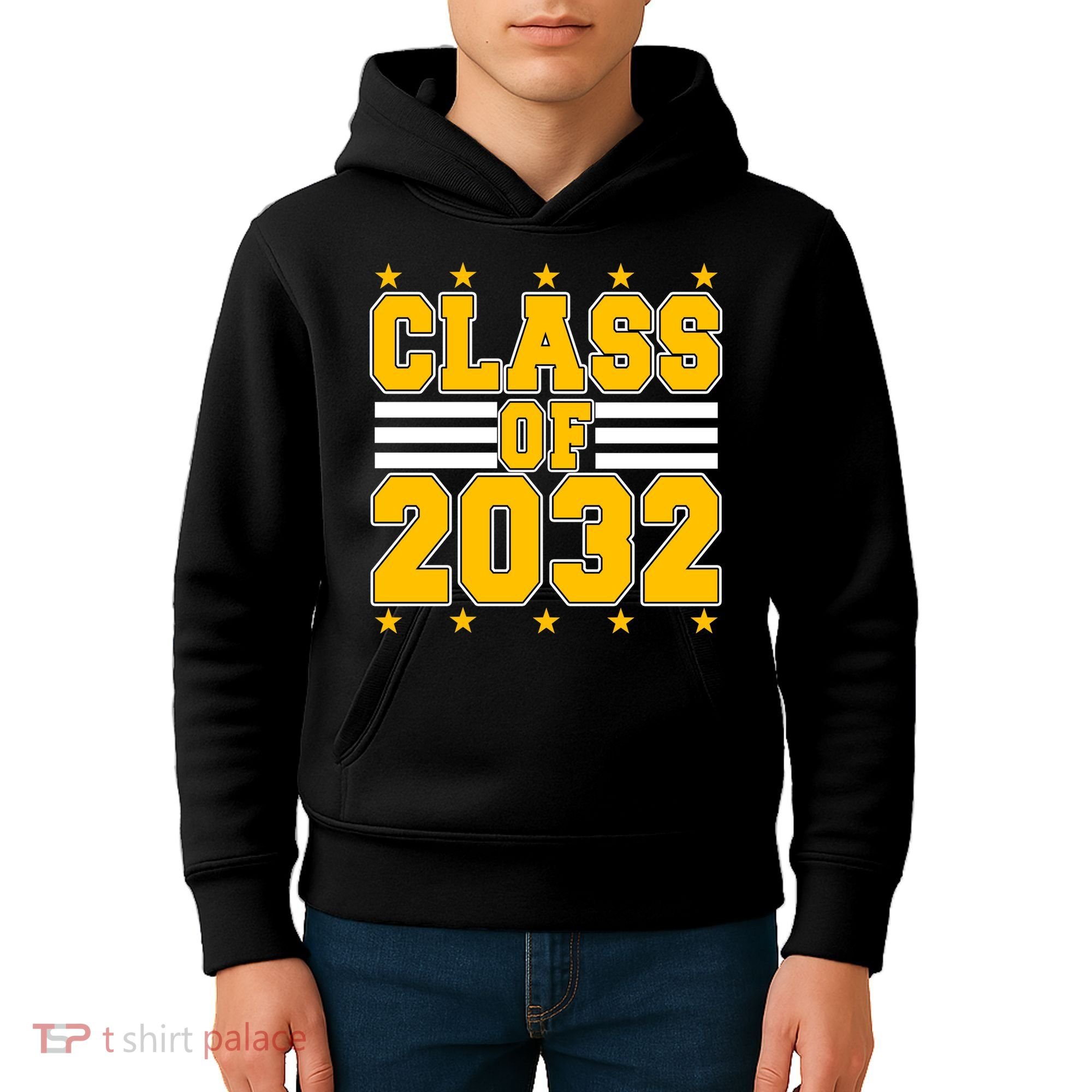 Class Of 2032 First Day Of Kindergarten Kids Hoodie