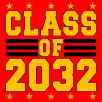 Class Of 2032 First Day Of Kindergarten Santa Hat thumb 1