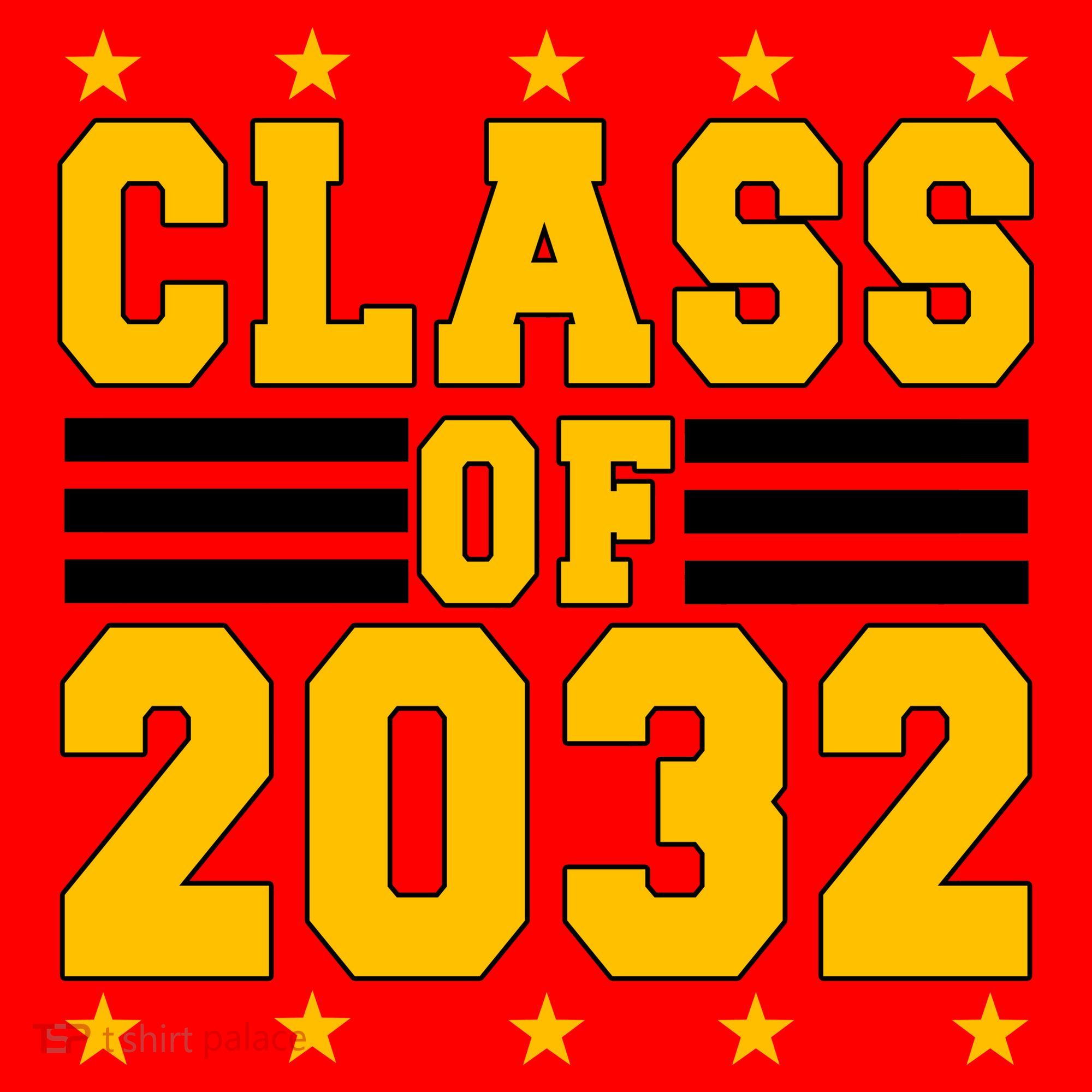 Class Of 2032 First Day Of Kindergarten Santa Hat