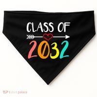 Class Of 2032 First Day Of School Kindergarten USA-Made Doggie Bandana thumb 0