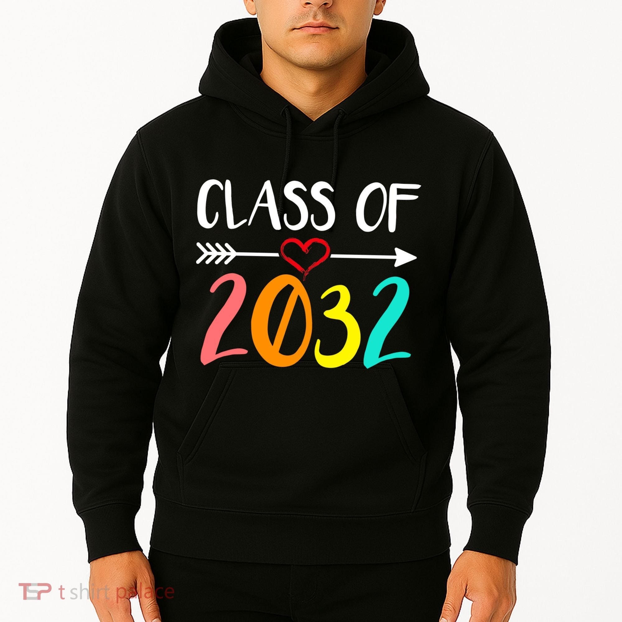 Class Of 2032 First Day Of School Kindergarten Hoodie