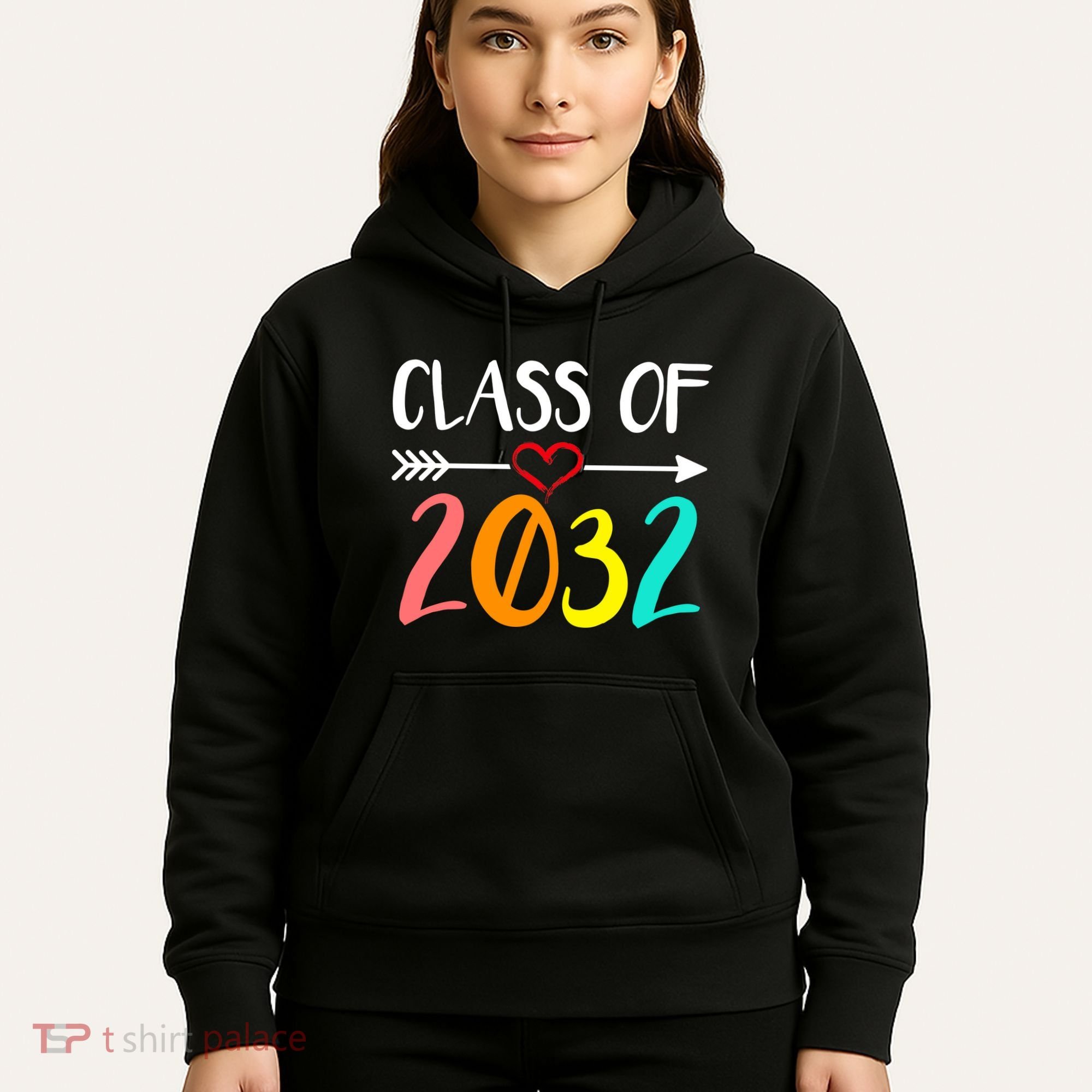 Class Of 2032 First Day Of School Kindergarten Hoodie