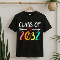 Class Of 2032 First Day Of School Kindergarten T-Shirt thumb 2