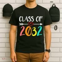 Class Of 2032 First Day Of School Kindergarten T-Shirt thumb 6