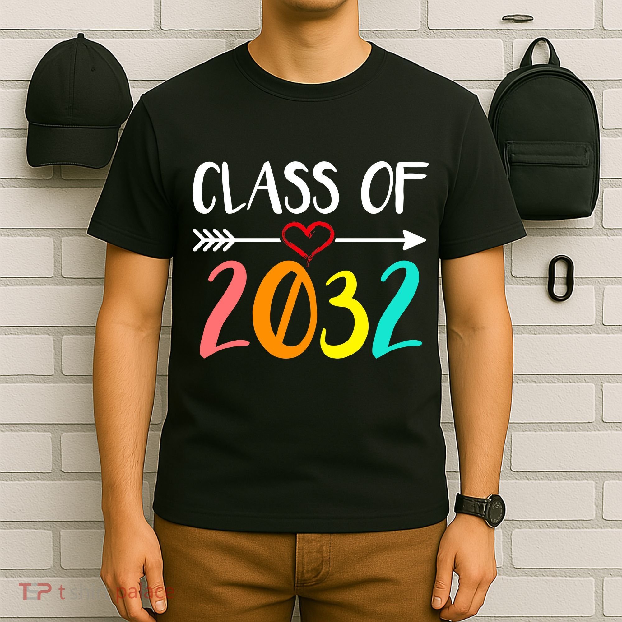 Class Of 2032 First Day Of School Kindergarten T-Shirt