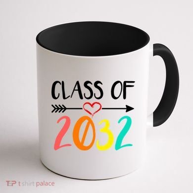 Class Of 2032 First Day Of School Kindergarten Coffee Mug back