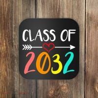 Class Of 2032 First Day Of School Kindergarten Coaster thumb 0