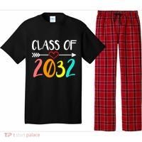 Class Of 2032 First Day Of School Kindergarten Pajama Set thumb 0
