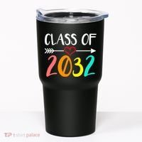 Class Of 2032 First Day Of School Kindergarten Tumbler thumb 0
