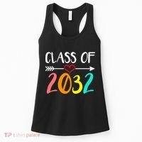 Class Of 2032 First Day Of School Kindergarten Women's Tank Top thumb 0