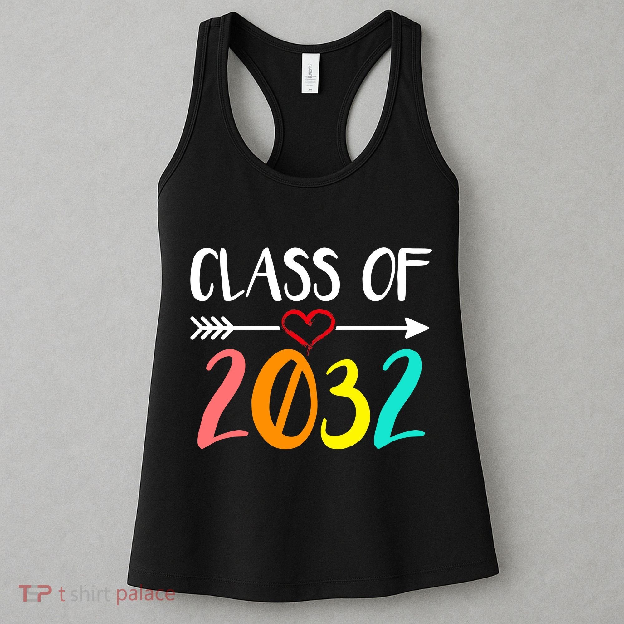 Class Of 2032 First Day Of School Kindergarten Women's Tank Top