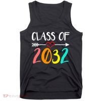 Class Of 2032 First Day Of School Kindergarten Tank Top thumb 0
