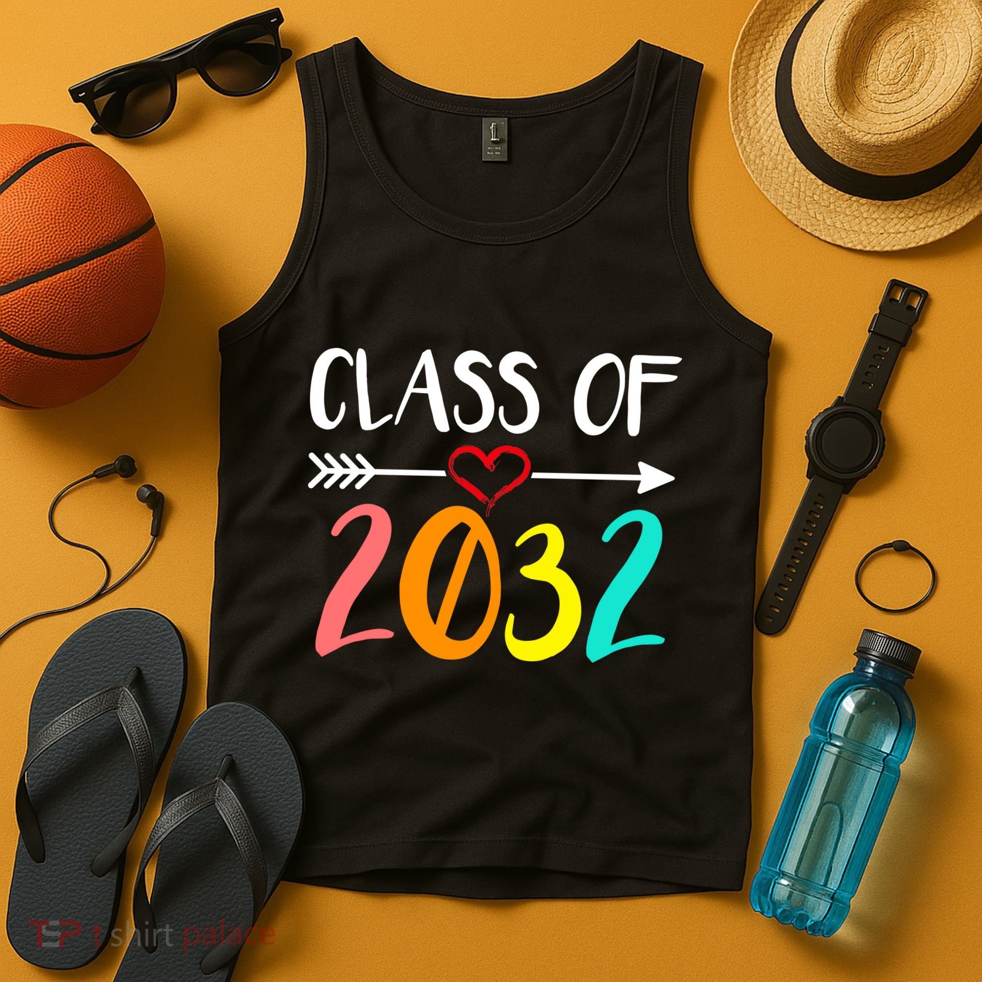Class Of 2032 First Day Of School Kindergarten Tank Top