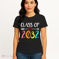 Class Of 2032 First Day Of School Kindergarten Women's T-Shirt thumb 4