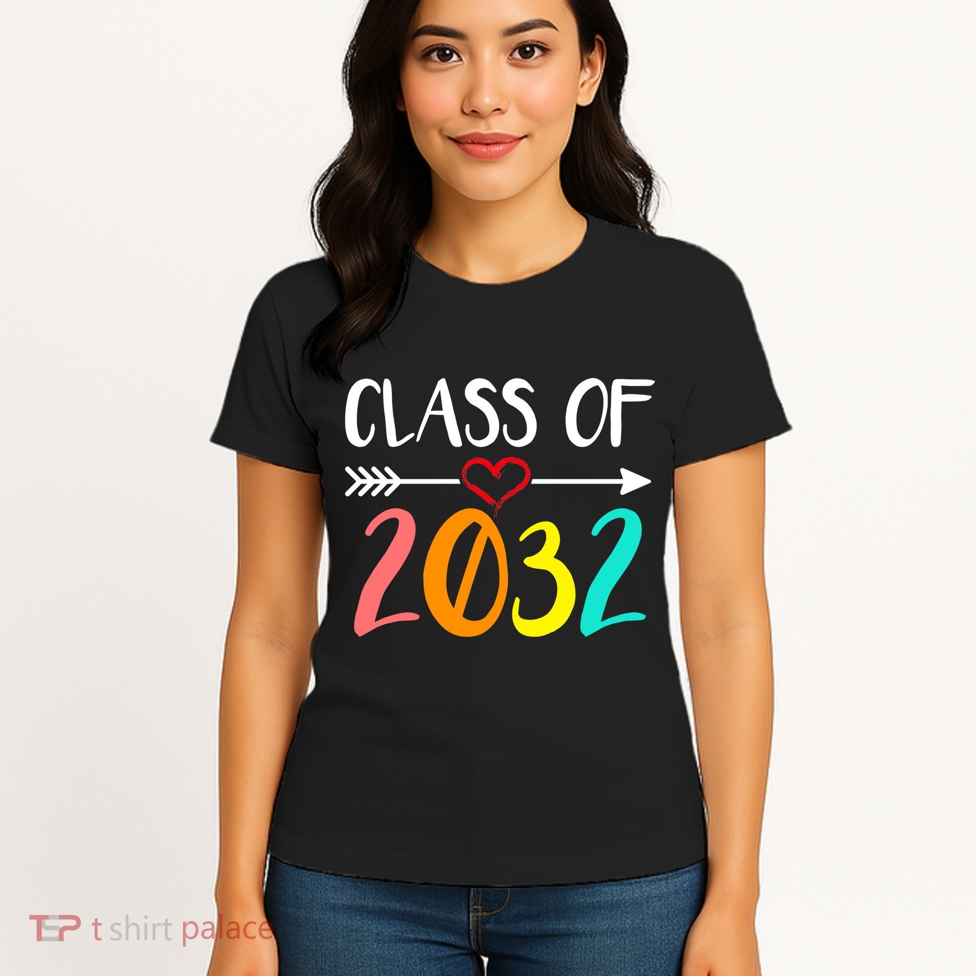 Class Of 2032 First Day Of School Kindergarten Women's T-Shirt