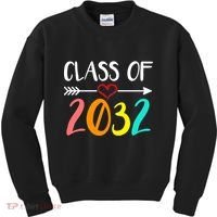 Class Of 2032 First Day Of School Kindergarten Kids Sweatshirt thumb 0