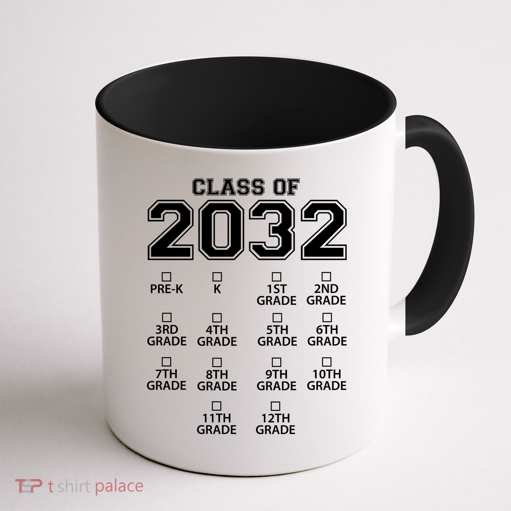 Class Of 2032 Grades Checklist Funny Coffee Mug