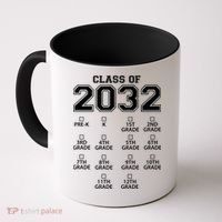 Class Of 2032 Grades Checklist Funny Coffee Mug thumb 0